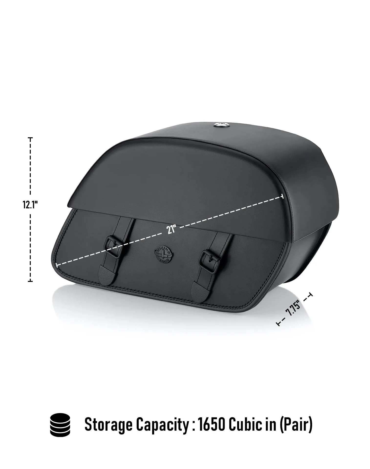 26L - Baelor Large Shock-Cutout Honda Rebel 300 Motorcycle Saddlebags