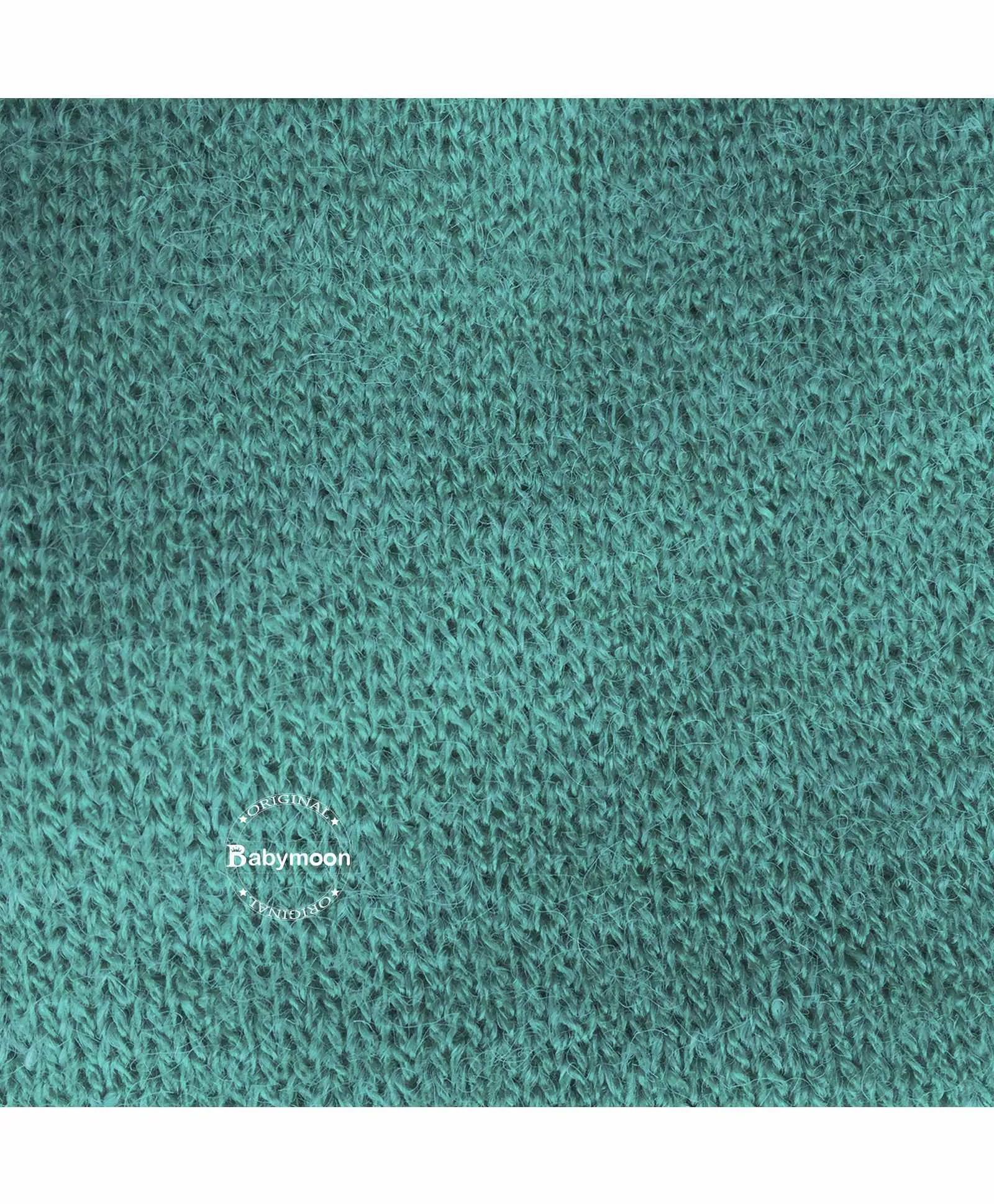 Babymoon Textured Stretchble Baby Photography Shoot Wrap Cloth With Hairband - Green