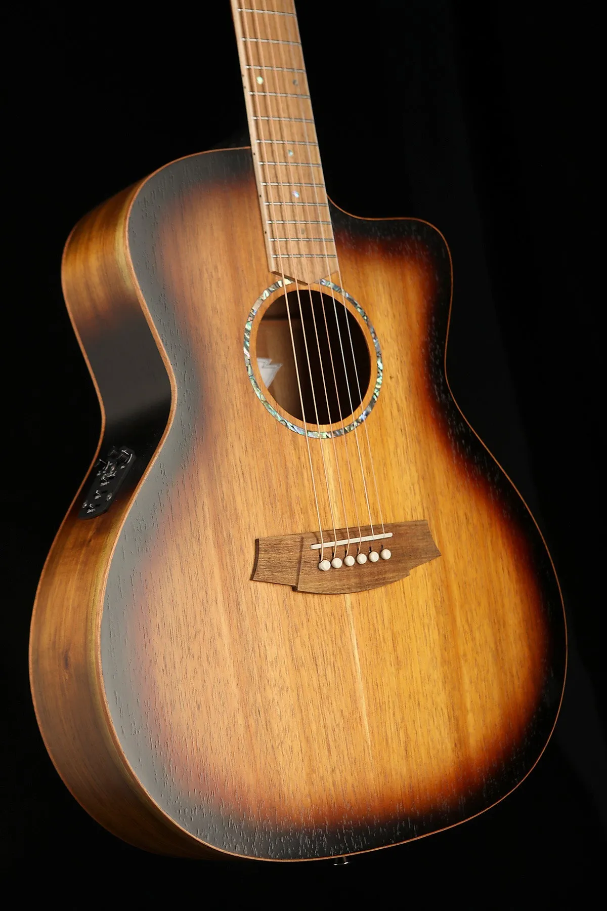Cole Clark SAN1EC-BLBL-SUN Sunburst 'Blackwood / Blackwood' Acoustic Electric Guitar