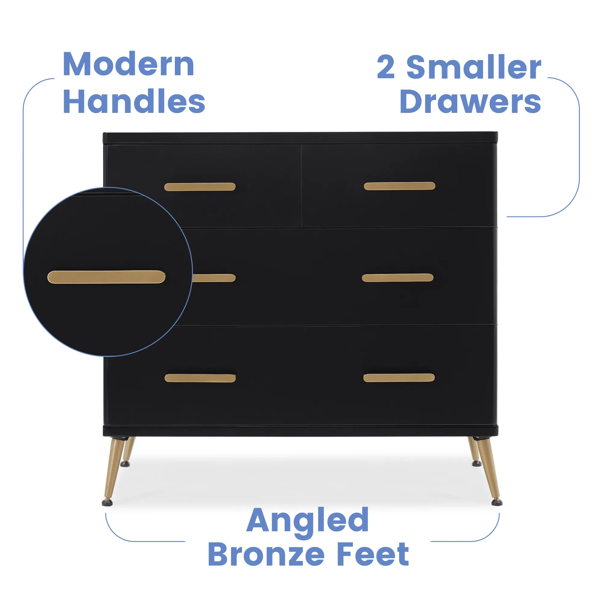 Delta Sloane 4 Drawer Dresser With Changing Top