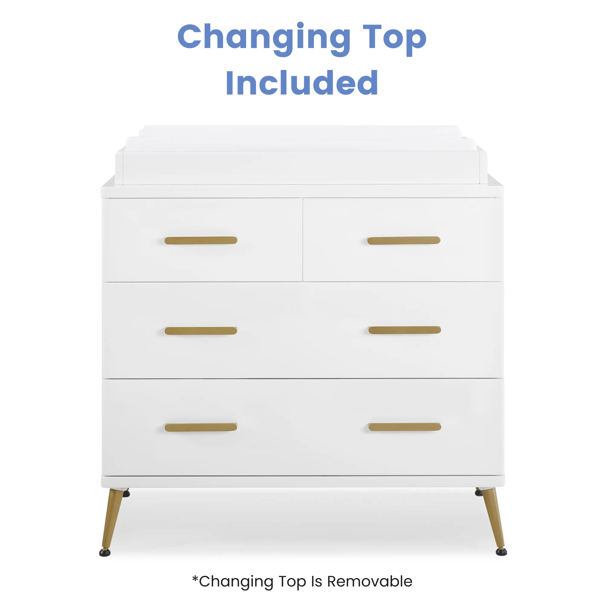 Delta Sloane 4 Drawer Dresser With Changing Top