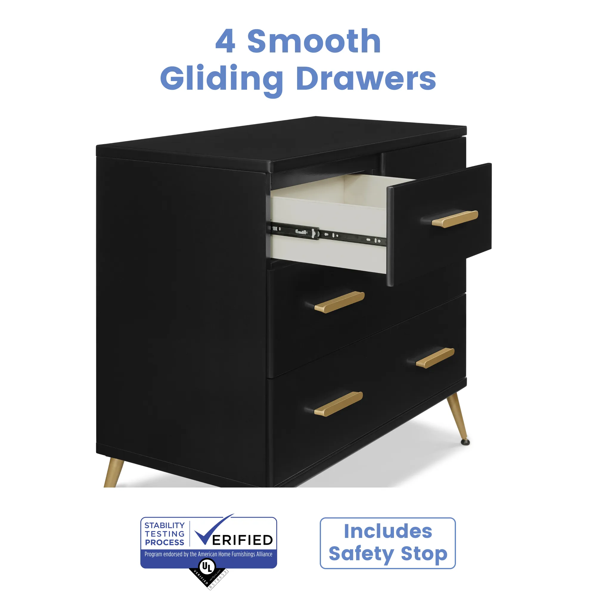 Delta Sloane 4 Drawer Dresser With Changing Top