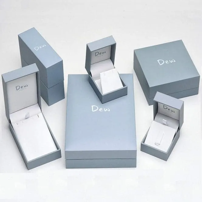 Dew Silver Set Genevieve with Rose Gold Plate Pendant 90W3RG013