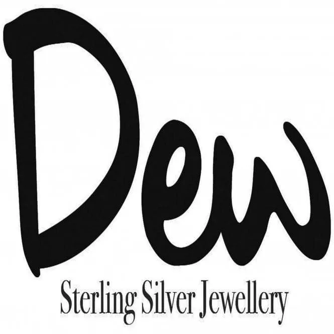 Dew Silver Set Genevieve with Rose Gold Plate Pendant 90W3RG013