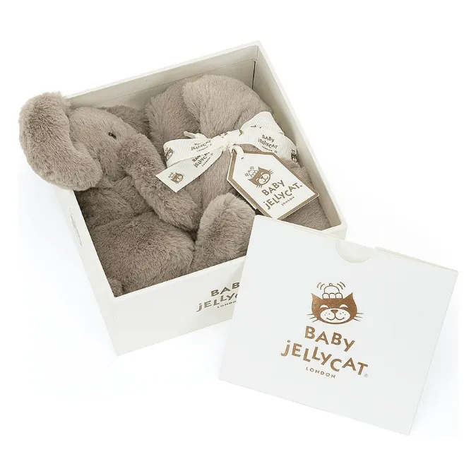 Jellycat Smudge Elephant Soother Gift Box
