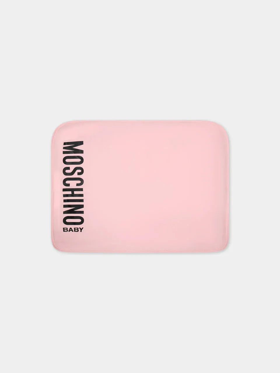 Moschino Diaper Bag with Changing Mat and Teddy Bear Logo